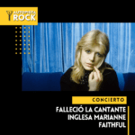 Falleció la cantante inglesa Marianne Faithful 
