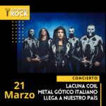 Lacuna Coil regresa en concierto a Colombia