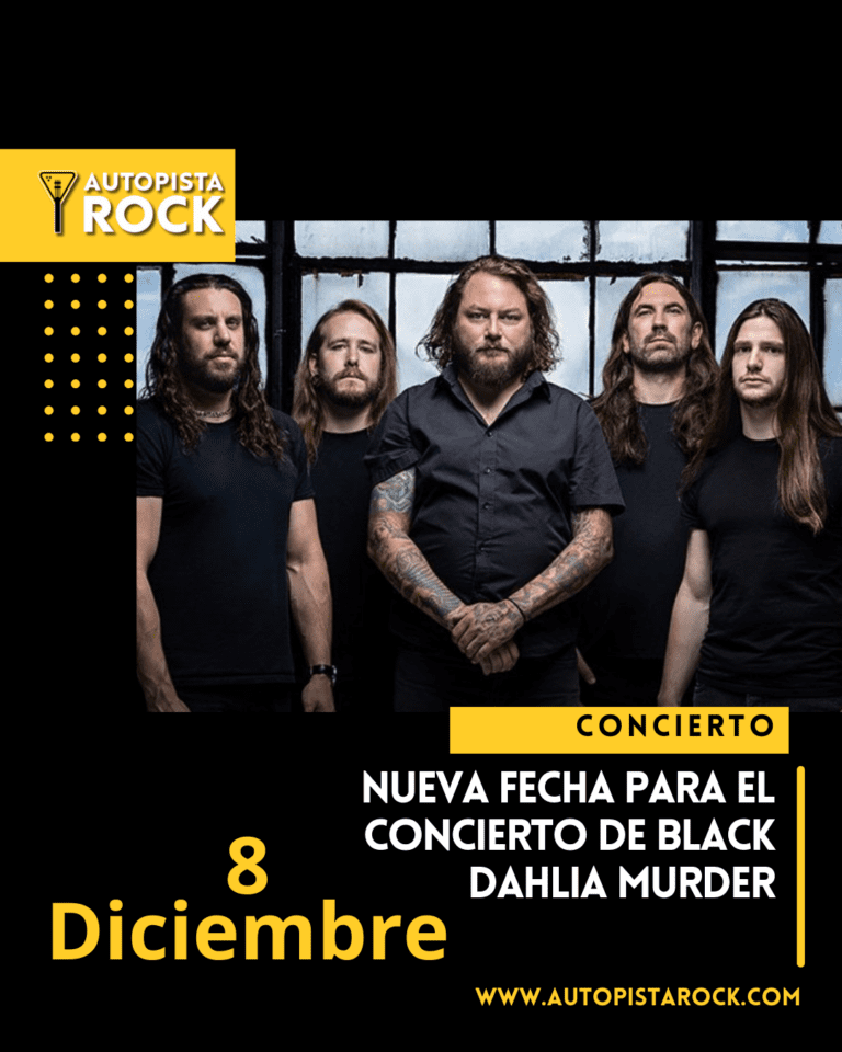 Nueva fecha para el concierto de The Black Dahlia Murder