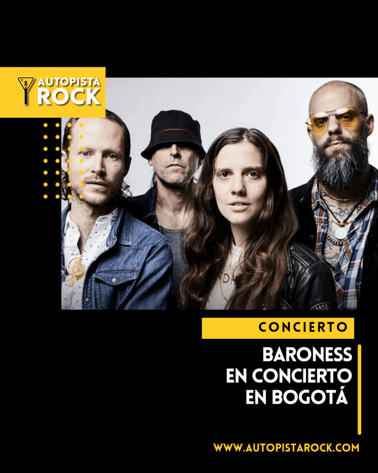 Baroness regresa en concierto a Bogotá