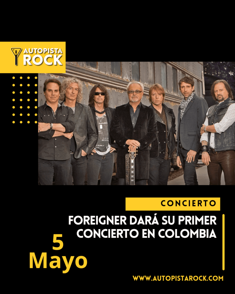 Foreigner debutará en Colombia en 2025