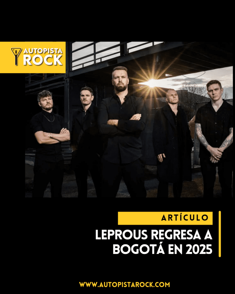 Leprous anuncia su regreso a Bogotá 
