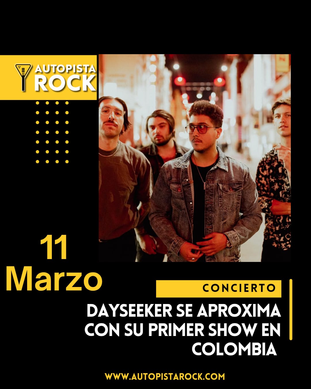 Dayseeker se aproxima con su primer show en Colombia