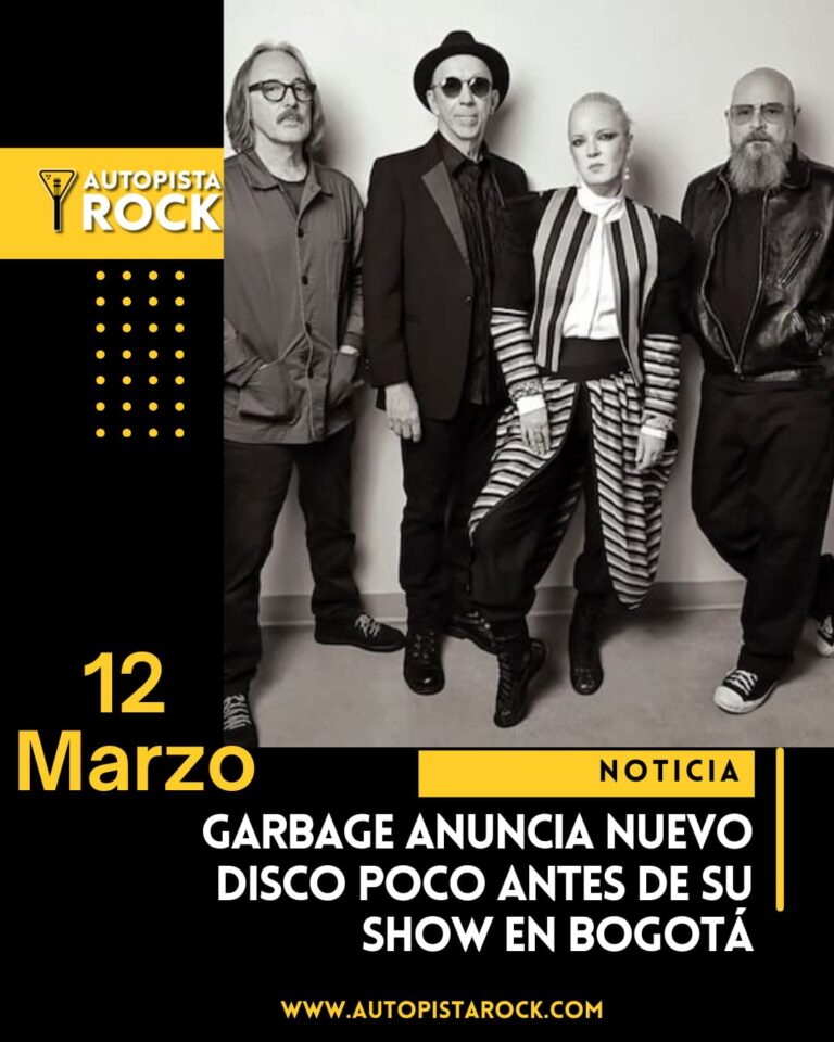 Garbage anuncia nuevo disco poco antes de su show en Bogotá 
