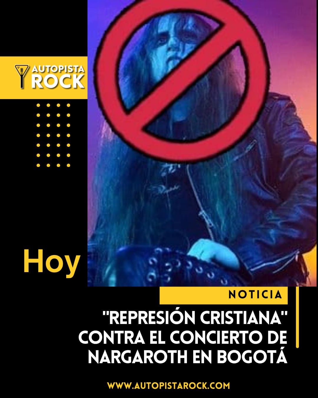 “Represión cristiana” contra el concierto de Nargaroth en Bogotá 