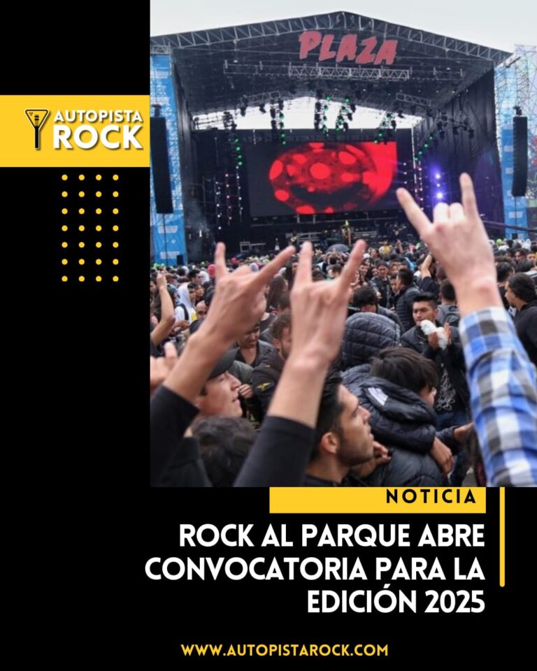 Participa con tu banda en Rock al Parque 2025