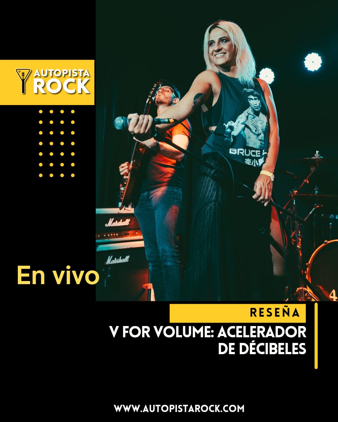 V For Volume – Acelerador de decibeles 
