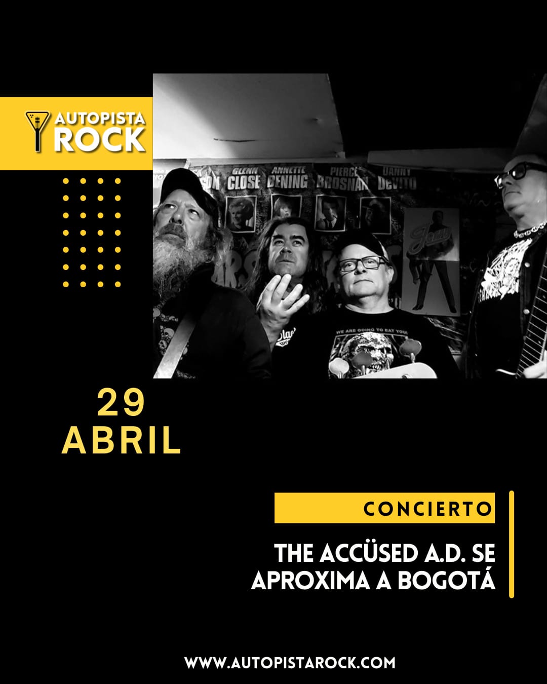The Accüsed A.D. se aproxima a Bogotá
