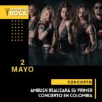 Ambush realizará su primer concierto en Colombia