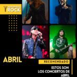 Estos son los conciertos que disfrutaremos en abril