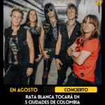 Rata Blanca realizará cinco conciertos en Colombia 