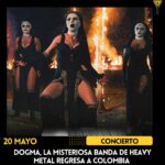 Dogma, la misteriosa banda de heavy metal regresa a Colombia 