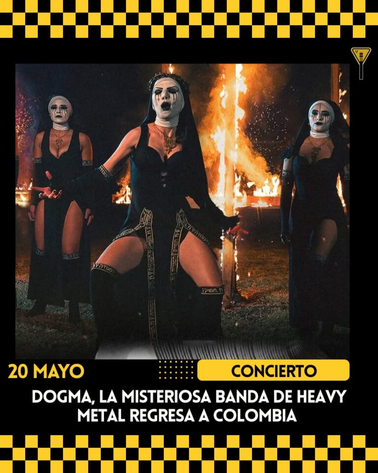 Dogma, la misteriosa banda de heavy metal regresa a Colombia 