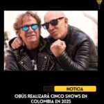 Obús realizará cinco shows en Colombia en 2025 