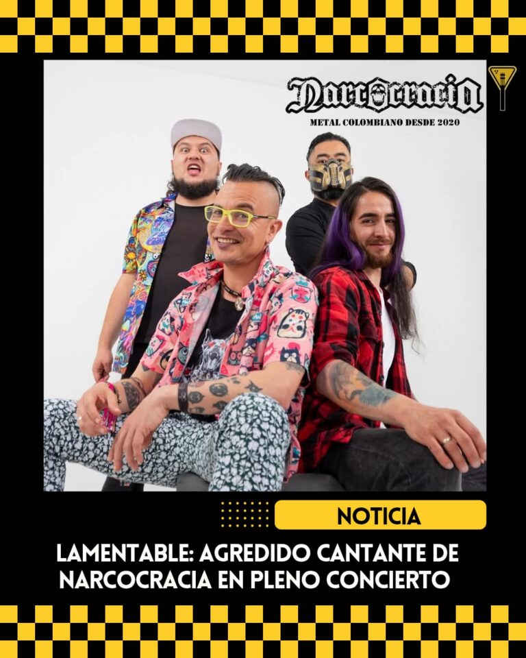Lamentable: agredido cantante de Narcocracia en pleno concierto 