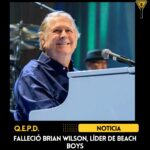 Falleció Brian Wilson, líder de Beach Boys 