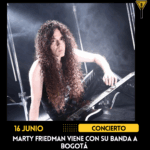 Marty Friedman viene con su banda a Bogotá 