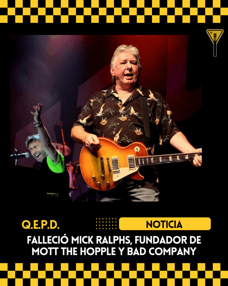 Falleció Mick Ralphs, fundador de Mott the Hoople y Bad Company 