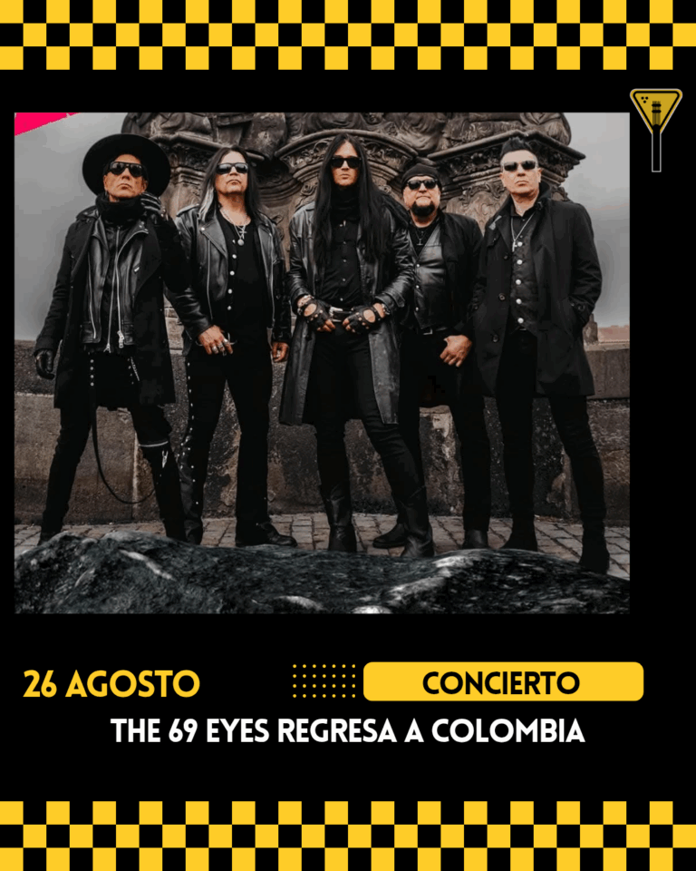 The 69 Eyes regresa en concierto a Colombia 