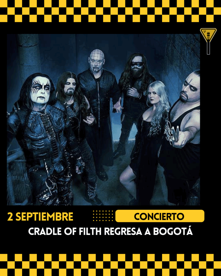 Cradle Of Filth regresa a Bogotá con un show en 2025 