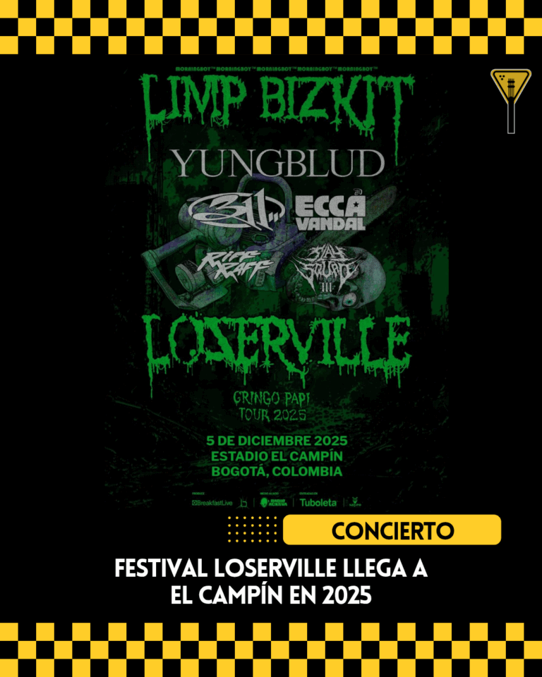 BOGOTÁ SE PRENDE: LLEGA LOSERVILLE, EL FESTIVAL QUE CONVIERTE EL CAOS EN CATARSIS
