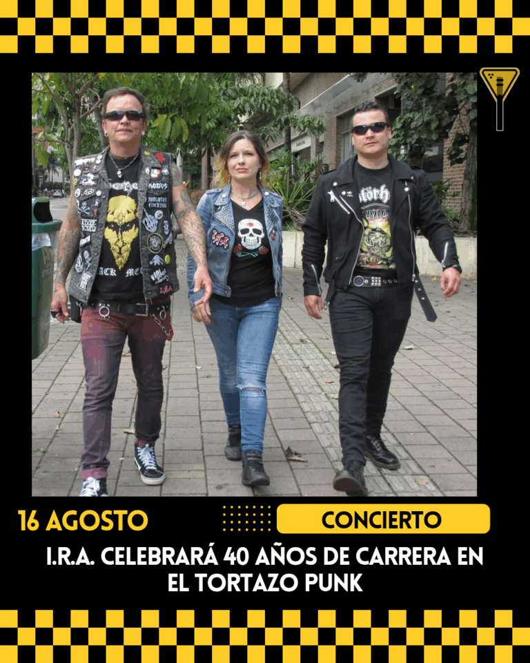 I.R.A. celebrará 40 años de carrera en el Tortazo Punk
