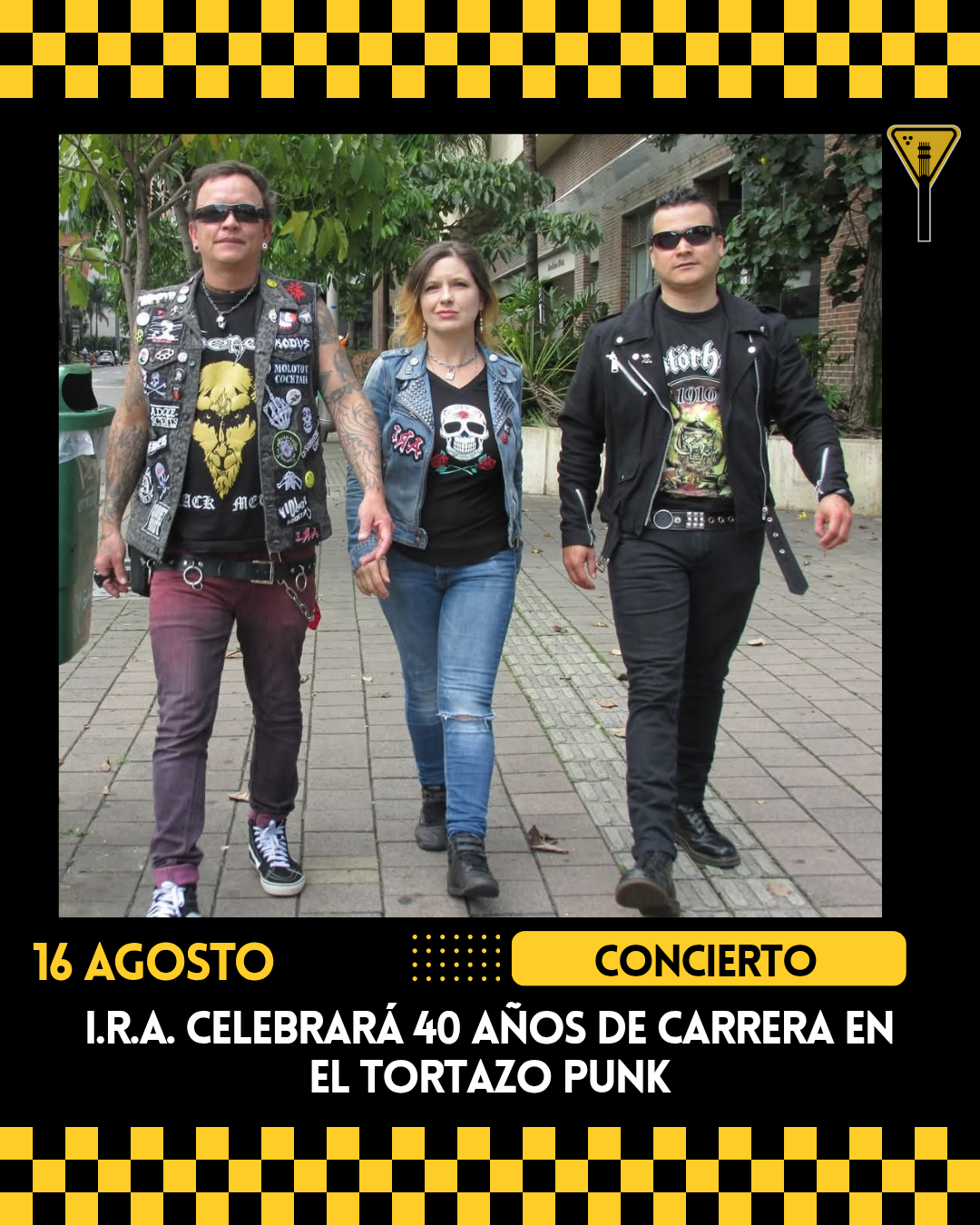 I.R.A. celebrará 40 años de carrera en el Tortazo Punk