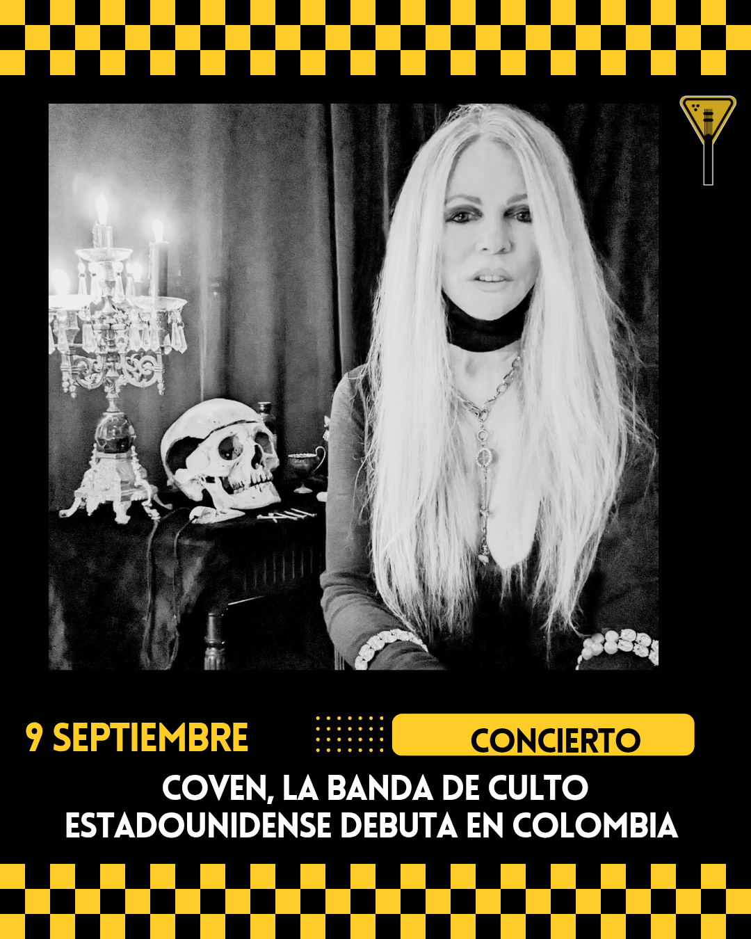 Coven, la banda de culto estadounidense debuta en Colombia 