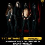 La banda noruega 1349 debuta en Bogotá y Medellín 