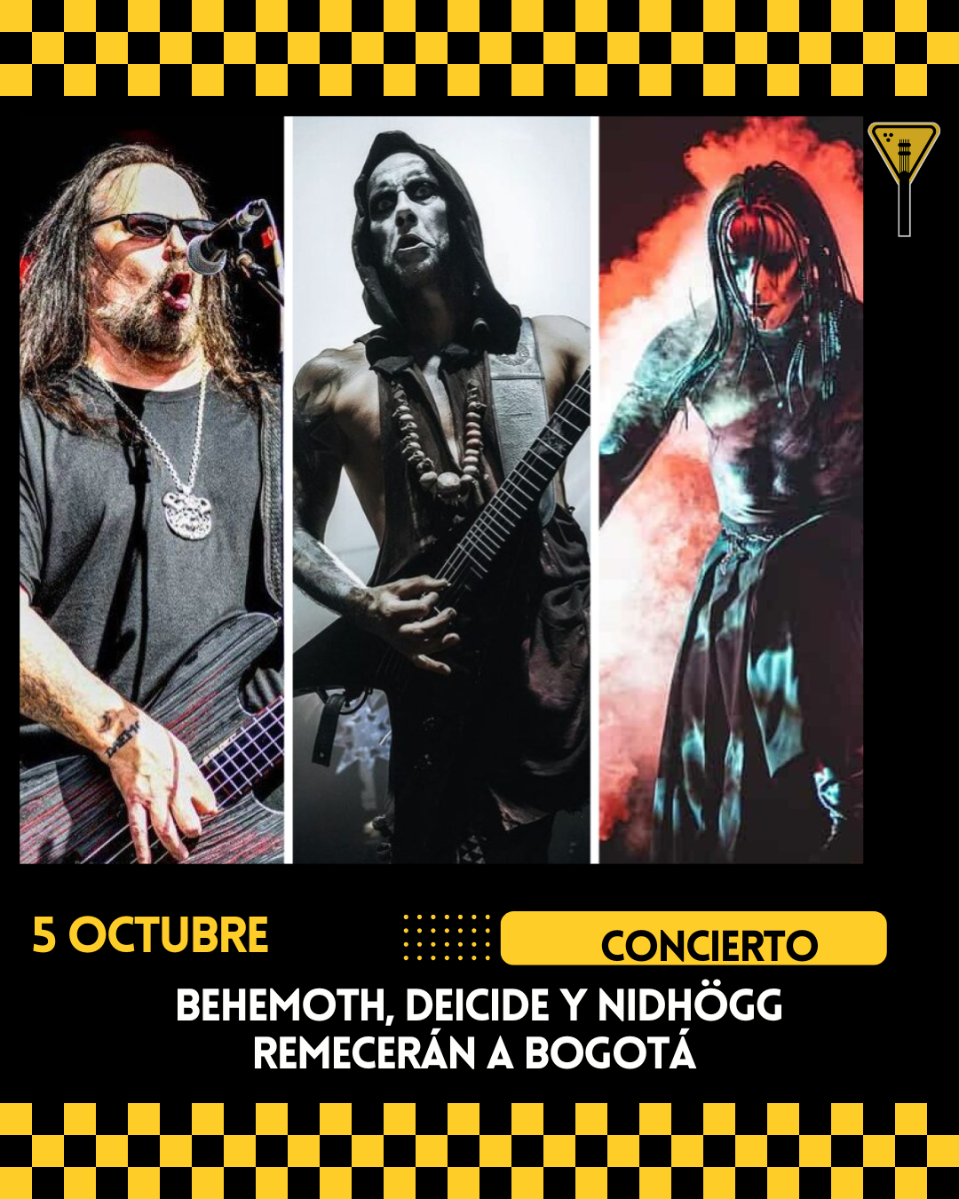Behemoth en compañía de Deicide remecerán Bogotá