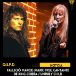 Falleció Marcie (Mark) Free, cantante de King Cobra / Unruly Child