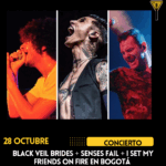 Black Veil Brides junto Senses Fail tocarán pronto en Bogotá 