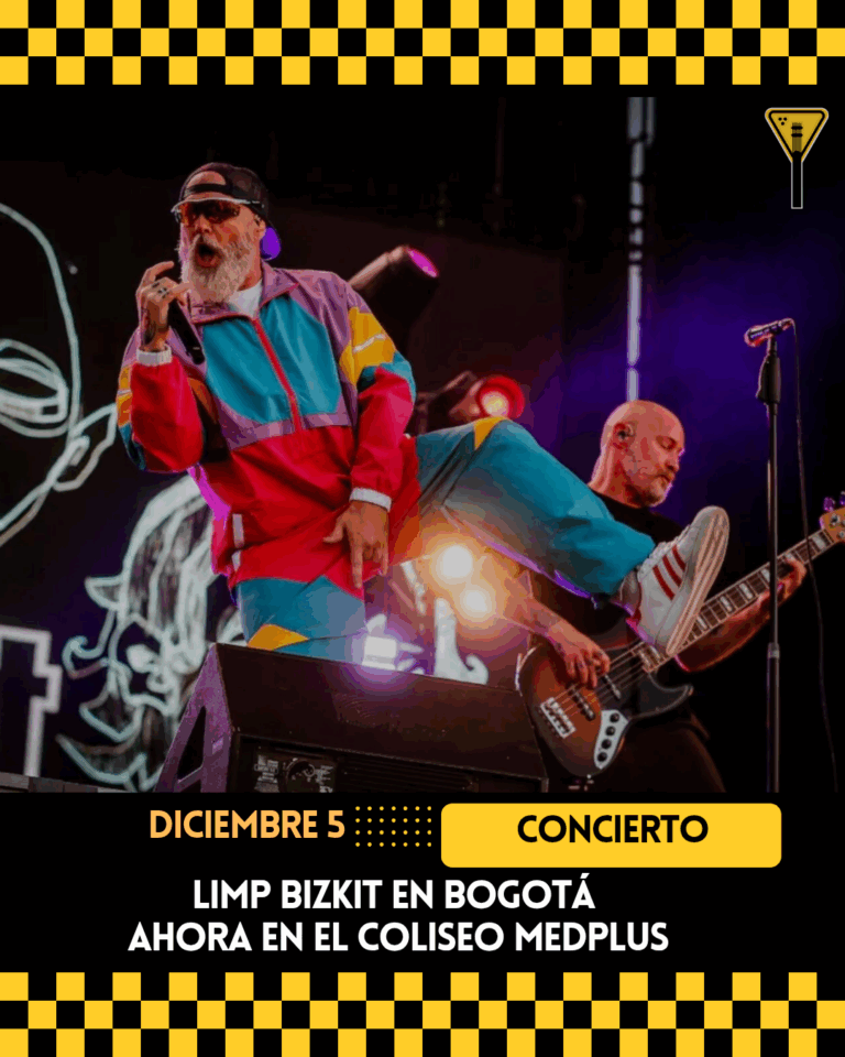 Limp Bizkit en Bogotá ahora en el Coliseo Medplus