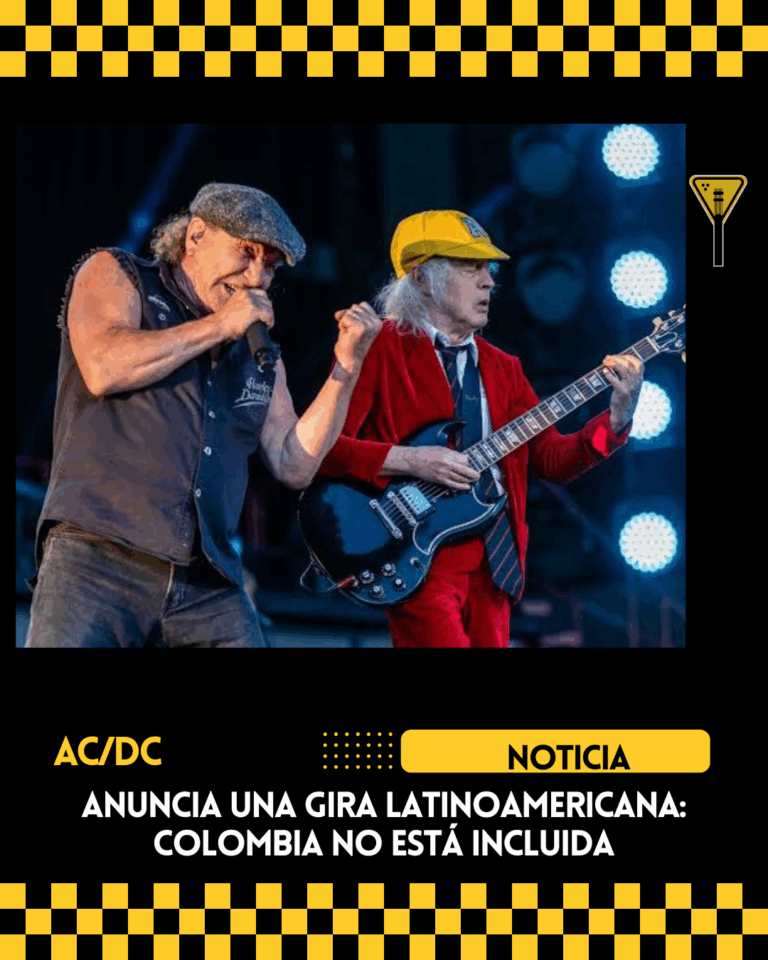 AC/DC anuncia gira latinoamericana: Colombia no incluida