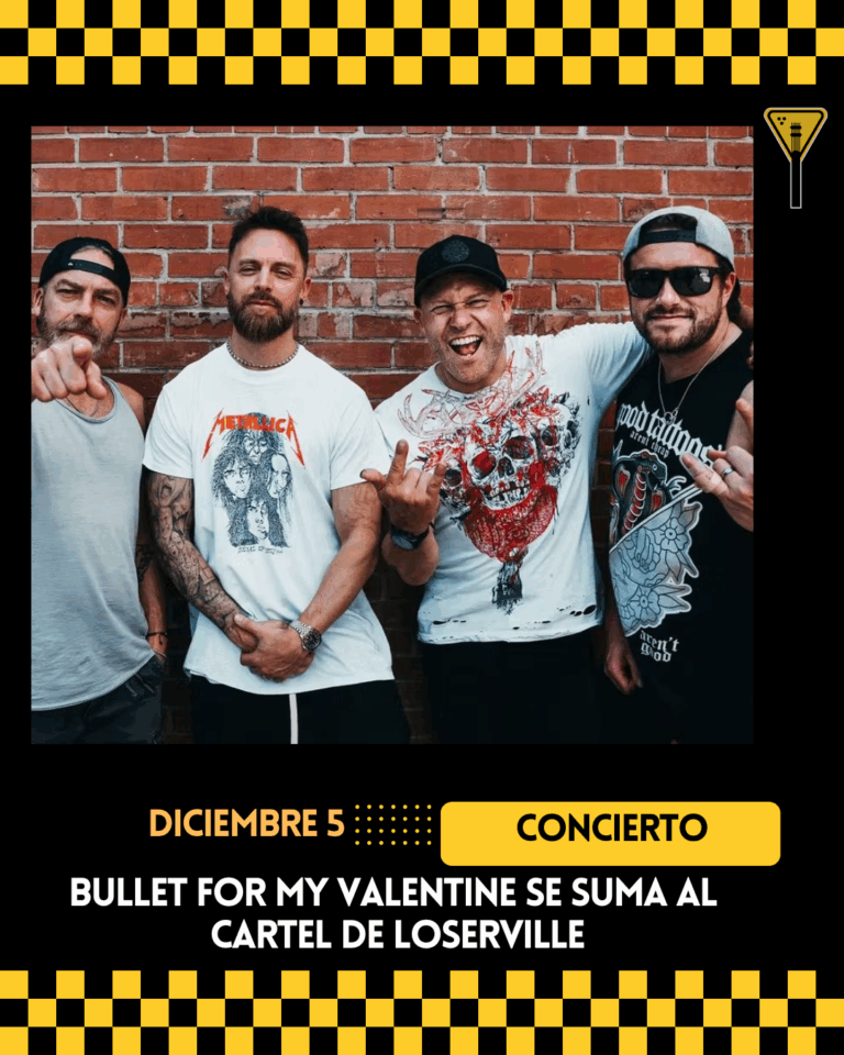 Bullet for My Valentine se suma al cartel de Loserville 