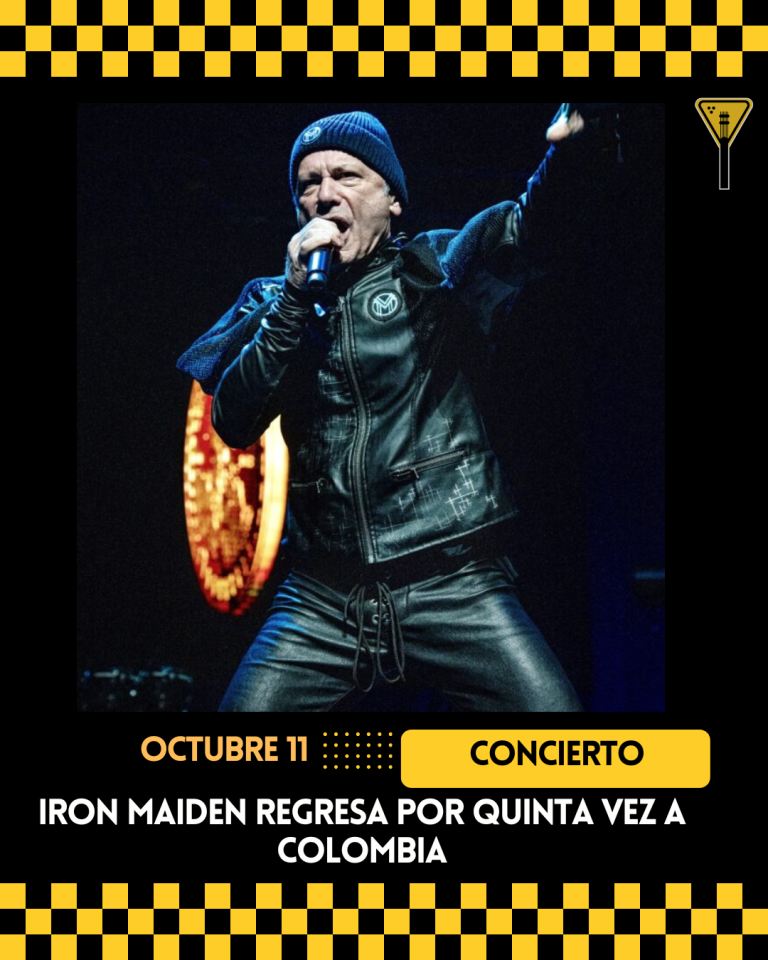Iron Maiden regresa por quinta vez a Colombia 