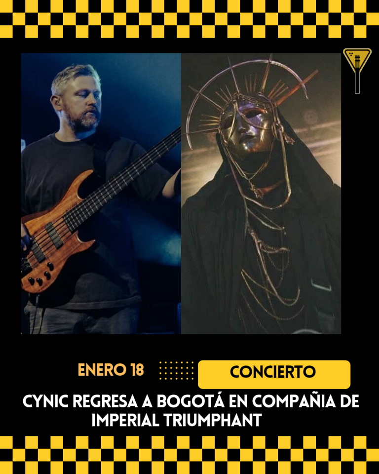 Cynic regresa a Bogotá en compañía de Imperial Triumphant