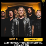 Dark Tranquillity estará en Colombia iniciando 2026 
