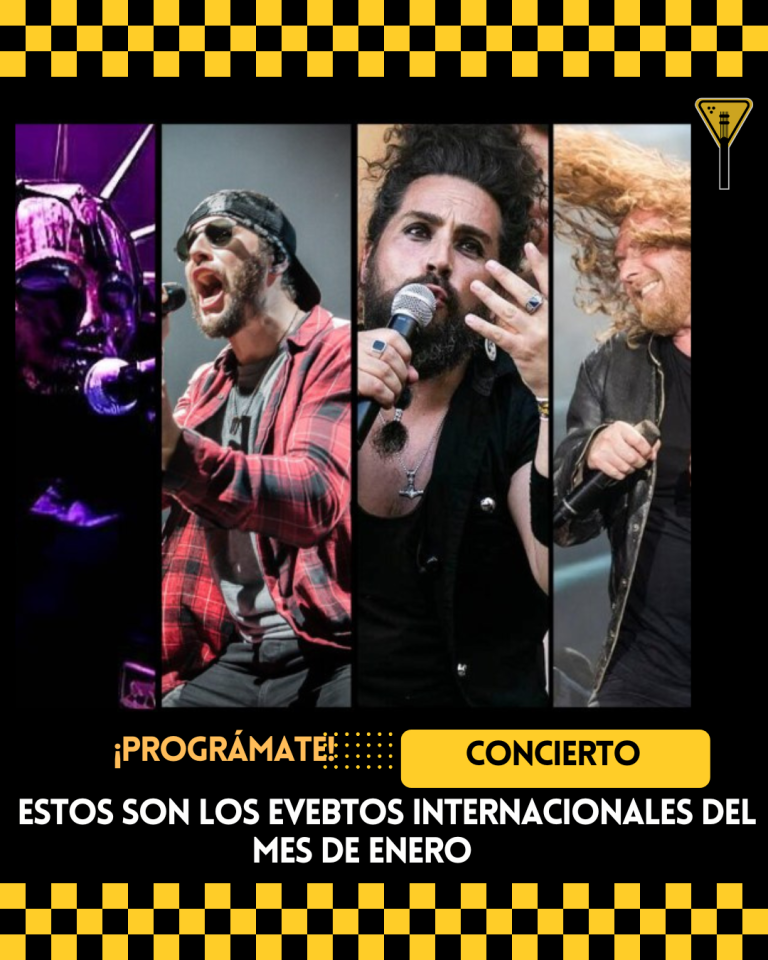 Estos son los conciertos internacionales del mes de enero