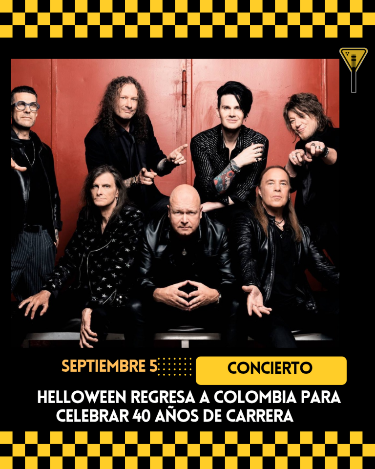 Helloween regresa a Colombia para celebrar 40 años de carrera 