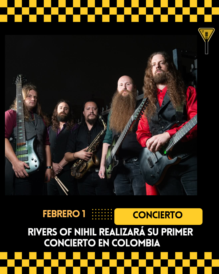 Rivers of Nihil realizará su primer concierto en Colombia 
