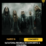 Katatonia regresa en concierto a Colombia 