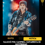 Falleció Phil Campbell, guitarrista de Motörhead 