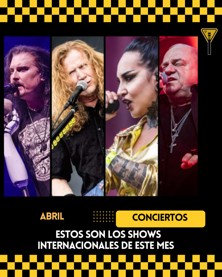 Estos son los concierto internacionales de abril 2026