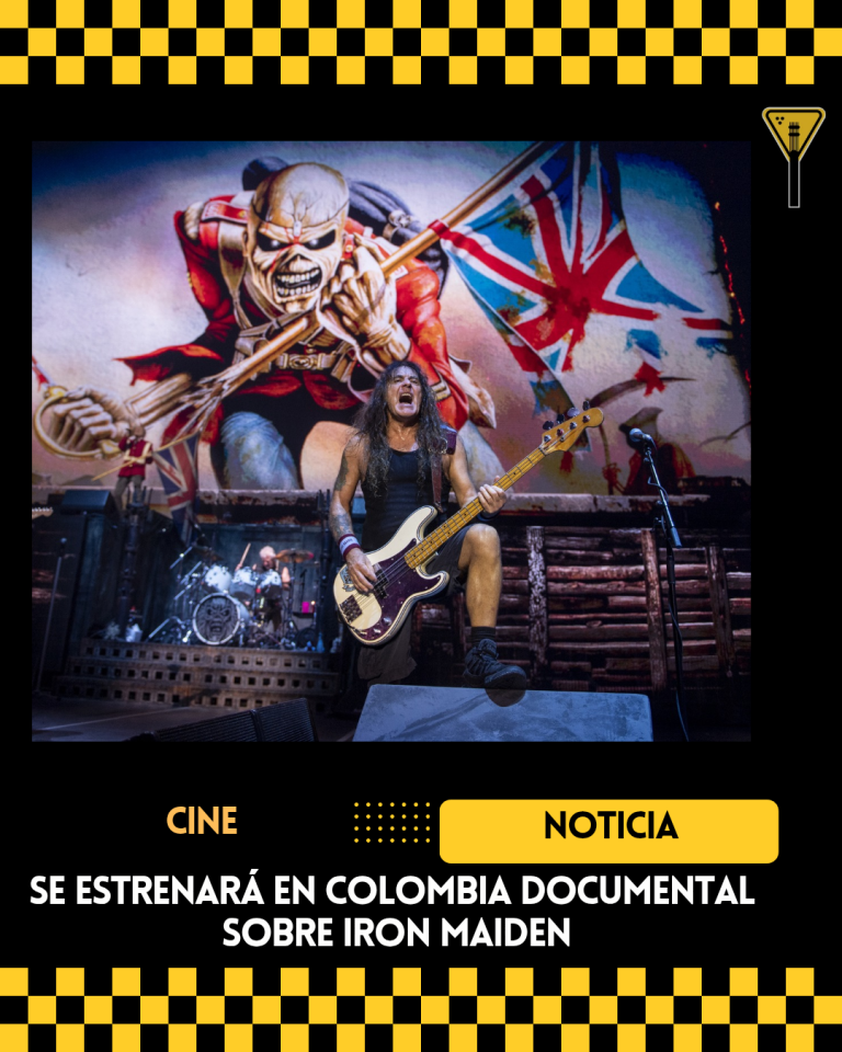 Se estrenará en Colombia documental de Iron Maiden 