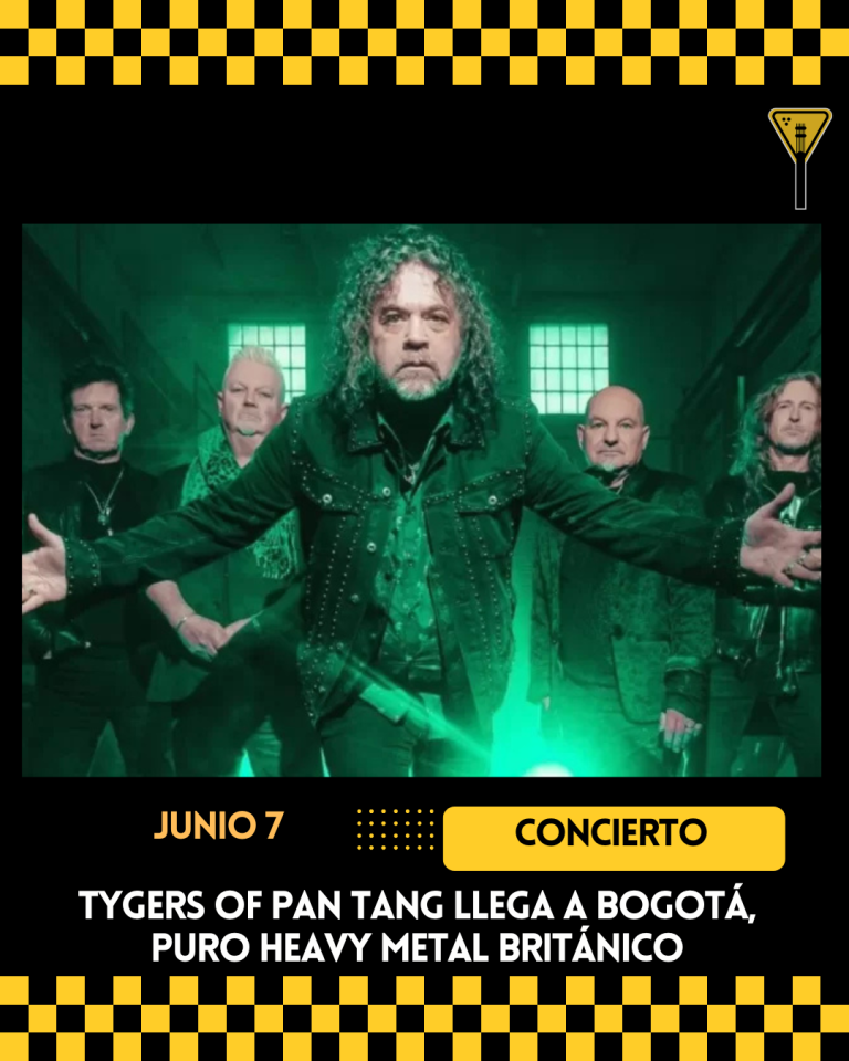 Tygers of Pan  Tang llega a Bogotá, puro heavy metal británico