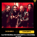 Slayer regresa en concierto a Colombia en 2026 