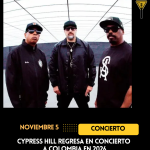 Cypress Hill regresa en concierto a Colombia en 2026 