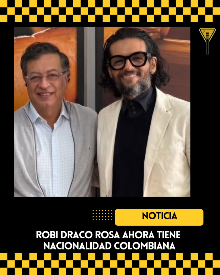 Robi Draco Rosa ahora tiene nacionalidad colombiana 