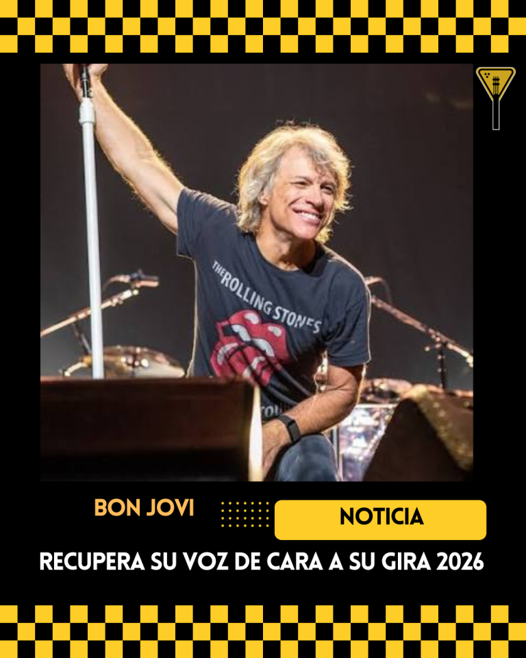 Jon Bon Jovi recupera su voz de cara a su gira 2026 